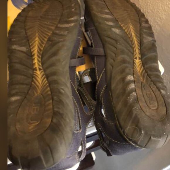 Jambu Womens Gray Textile Cutouts 8M Mary Jane Flats - Picture 3 of 3